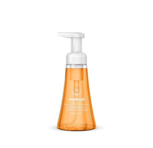 foaming hand wash - orange ginger, 10 fl oz