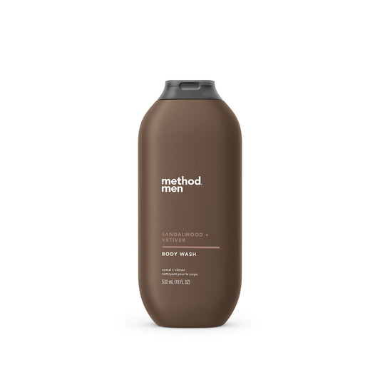 body wash - sandalwood + vetiver, 18 fl oz
