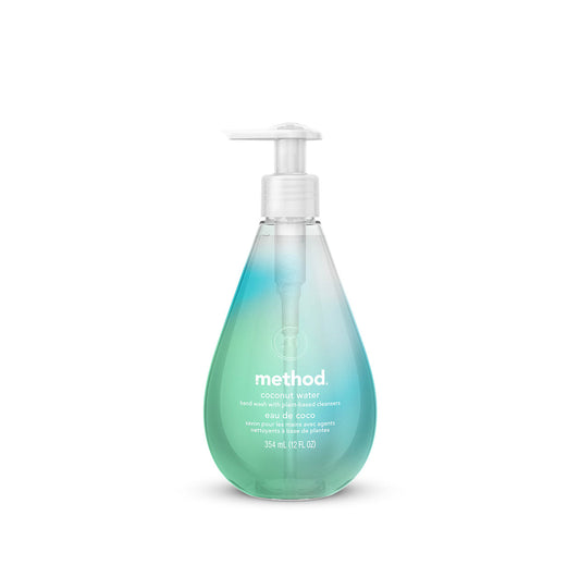 gel hand wash - coconut water, 12 fl oz