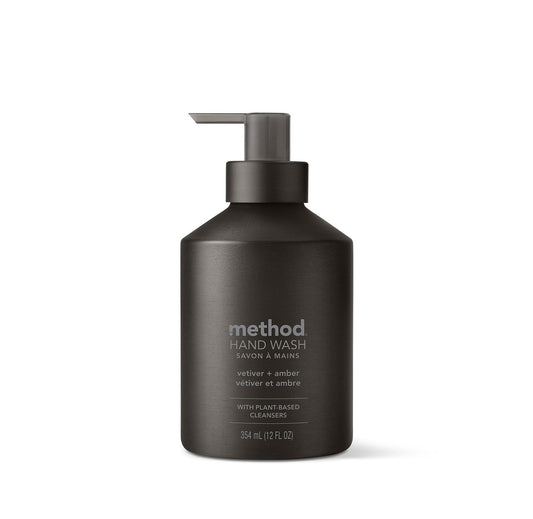 gel hand wash - vetiver + amber, 12 fl oz