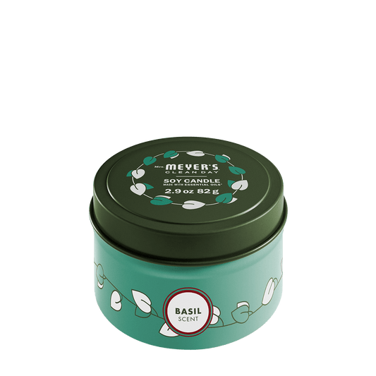 Basil Tin Candle