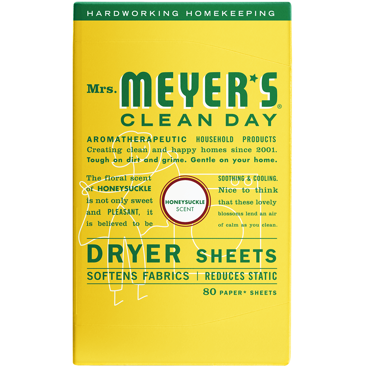 Honeysuckle Dryer Sheets